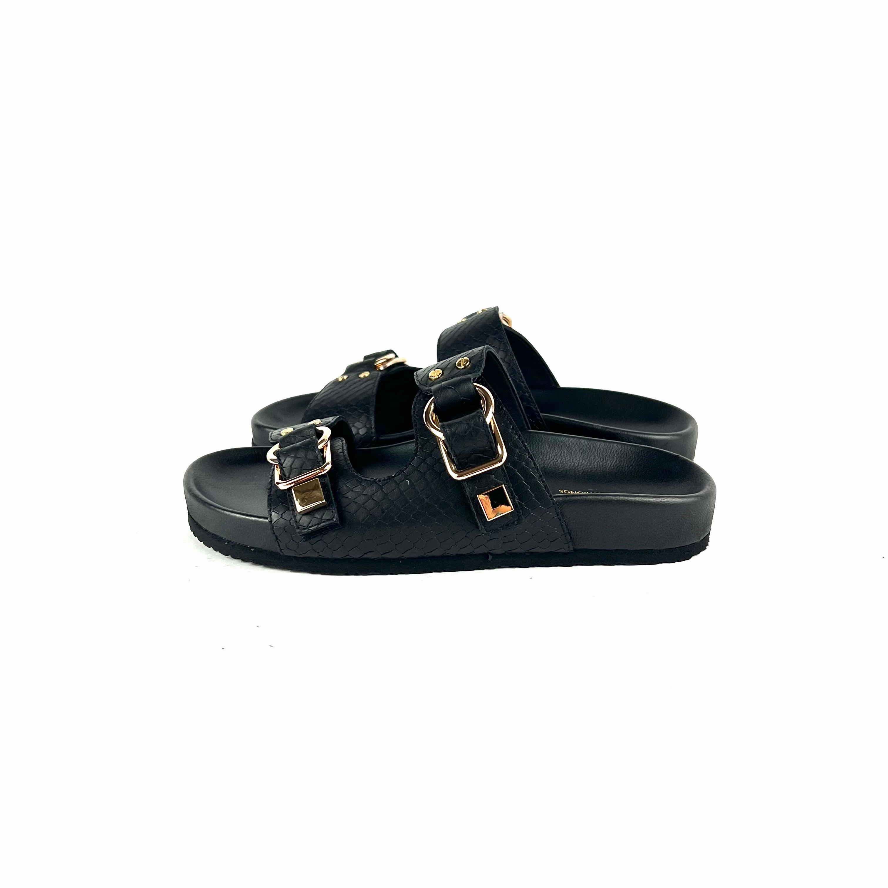 Lightweight Base All Fit Makris - V56 Sandal (Black Snake)