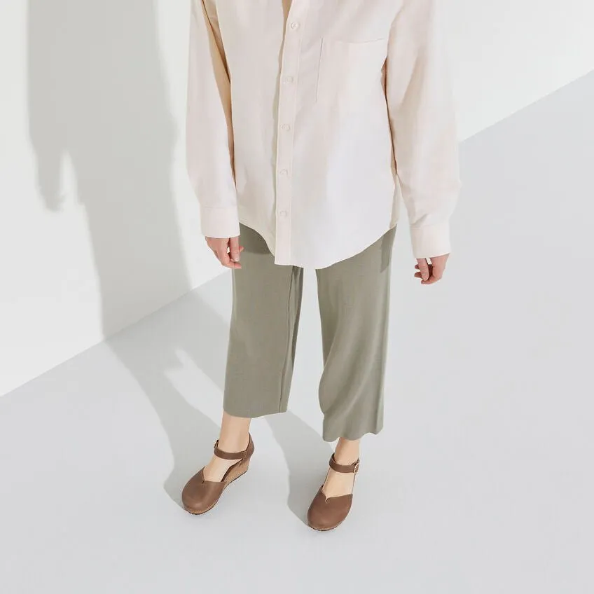 All Day Ready Stylish Walk Mary Ring Buckle | Leather | Cognac