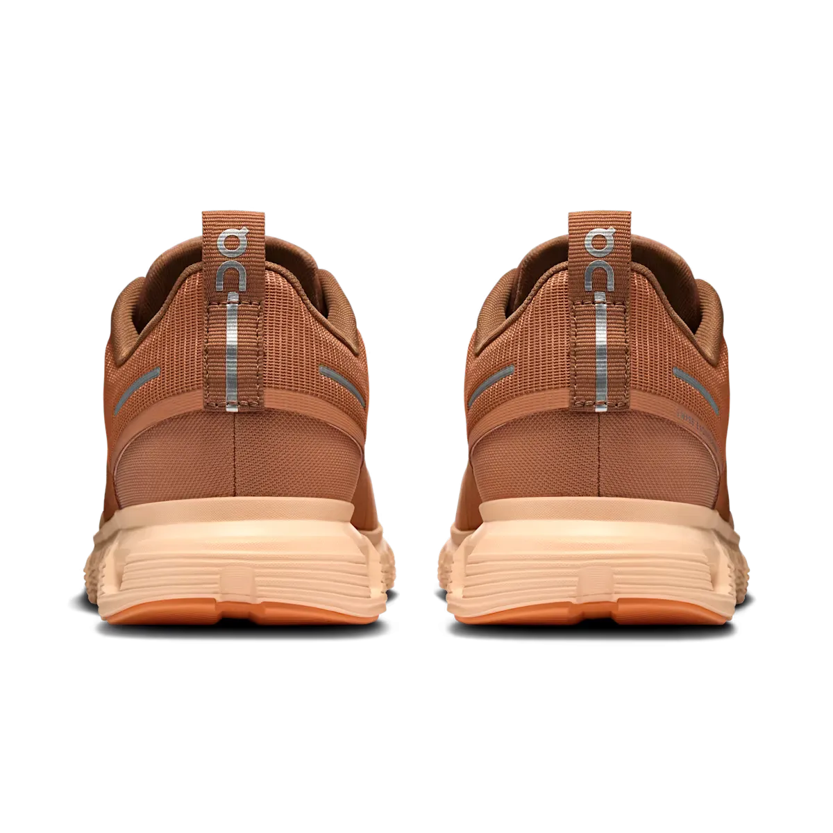 Couple Pair Fire Red On Running Cloud 6 Waterproof Sandstone Blonde (Women??s)