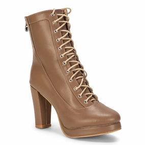 Aadijay - Taupe Vegan Leather - Street Sole Easy Walk Luxury Shoes