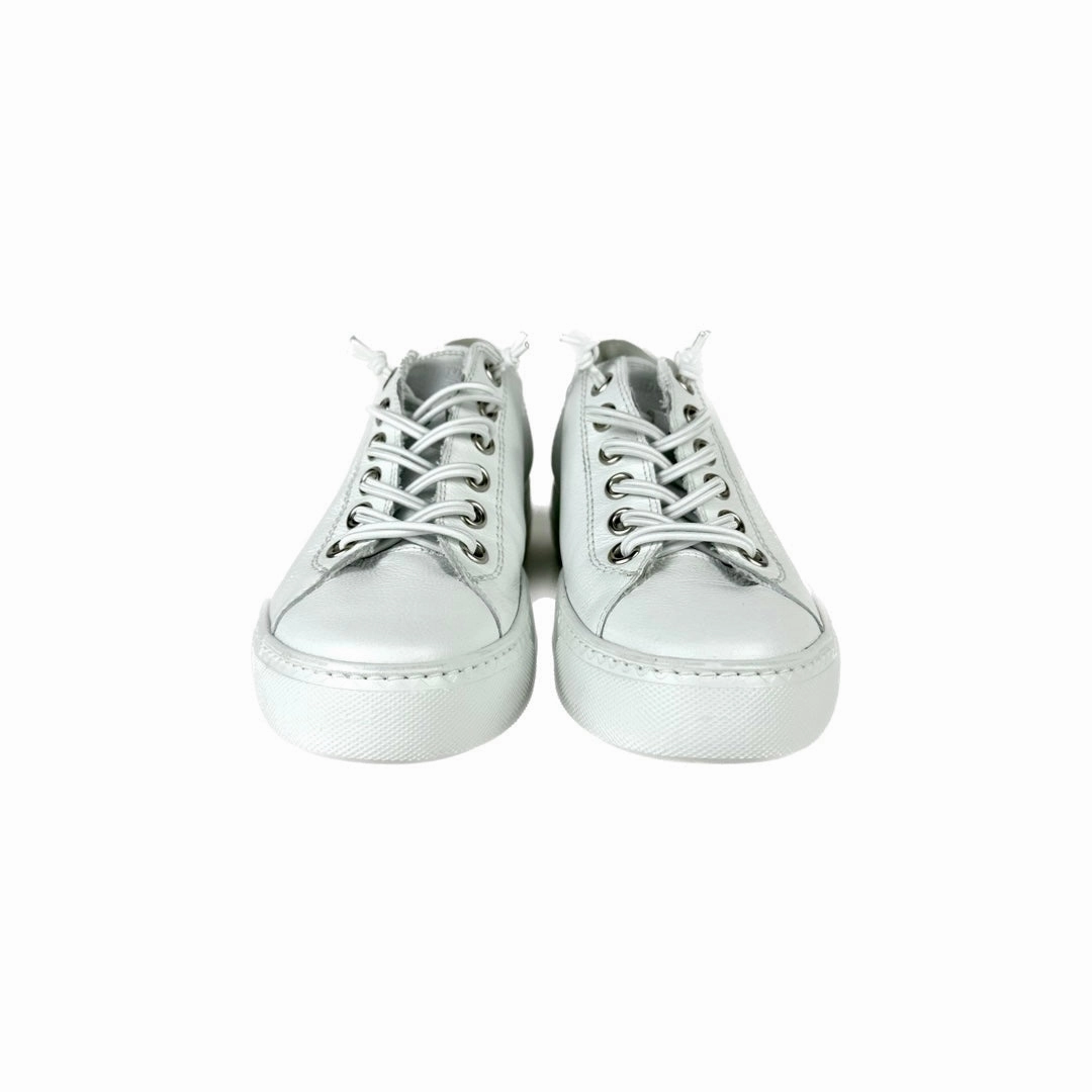 carbon - plate running shoes bulky - feature shoes Paul Green - Hadley Sneaker (White/Silver)