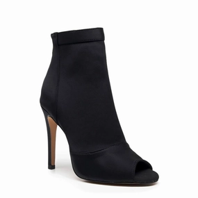 Energy return Elegant Boots Mina - Black Lycra - Suede Sole