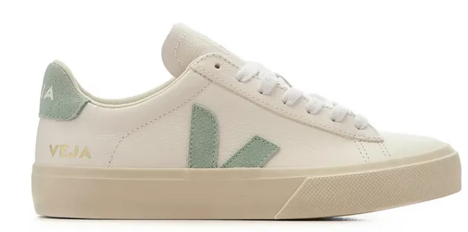 Cross Road Synthetic Veja Campo Low Chromefree Leather White Matcha (W)