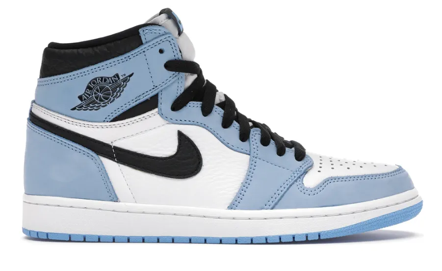 Jordan 1 Retro High White University Blue Black (GS) Bounce Edge