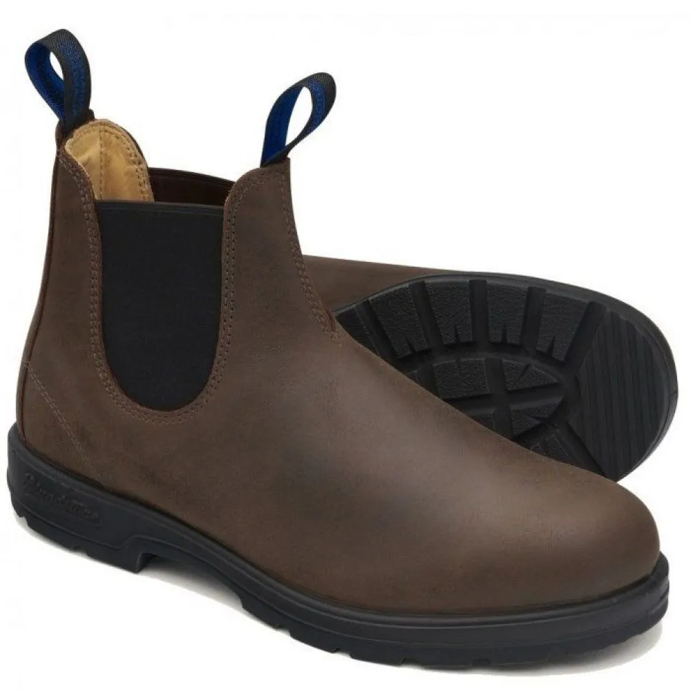 Blundstone Winter Thermal Classic 1477 in Antique Brown Winter Proof Layer Work Terrain