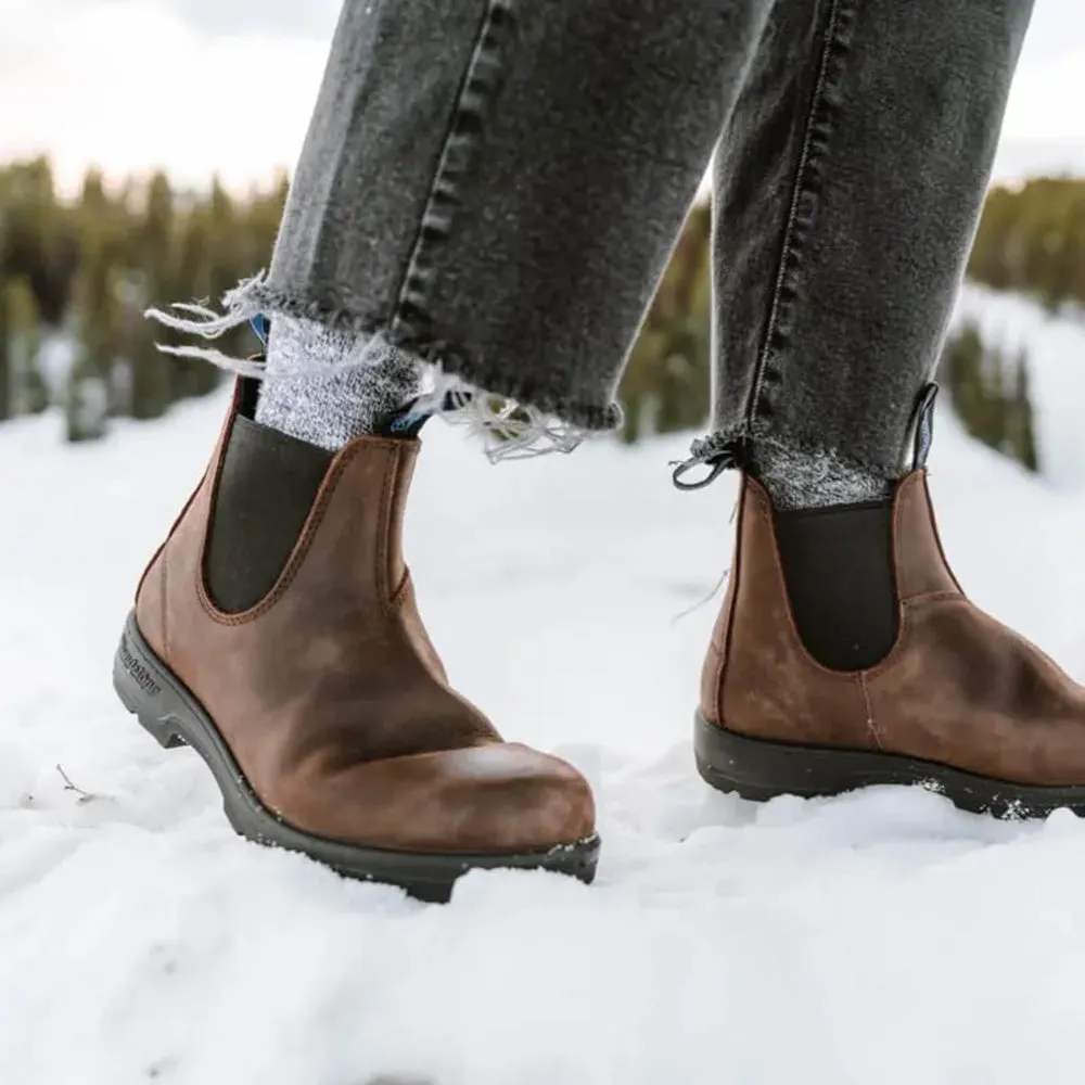 Reinforced Form Weekend Camping Blundstone Winter Thermal Classic 1477 in Antique Brown Winter Proof Layer