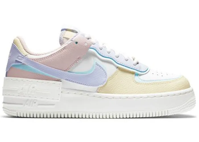 Enhanced grip Nike Air Force 1 Shadow Pastel White Glacier Blue Ghost (W)