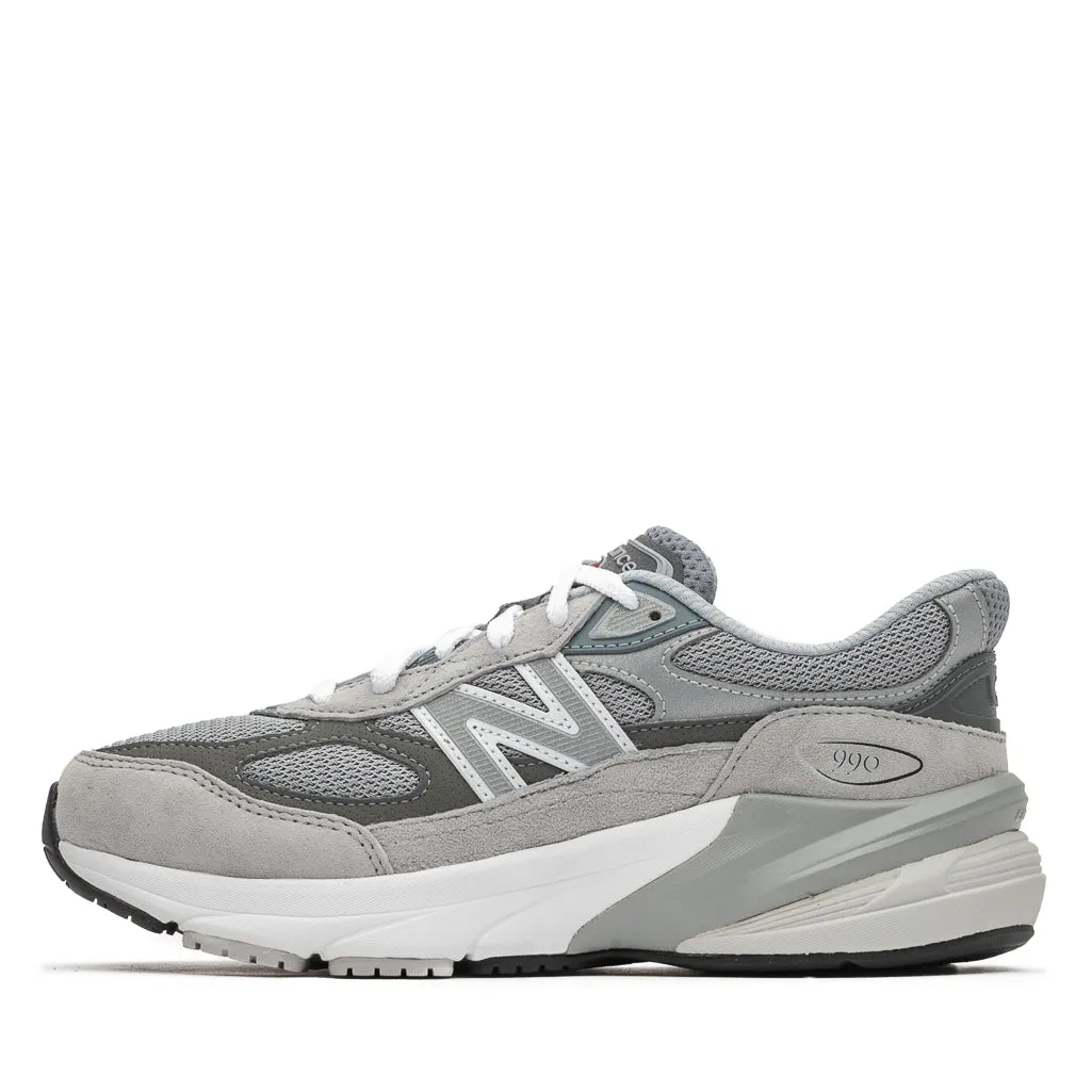 New Balance FuelCell 990v6 (GS) - Grey Warmup Session Ultra Performance