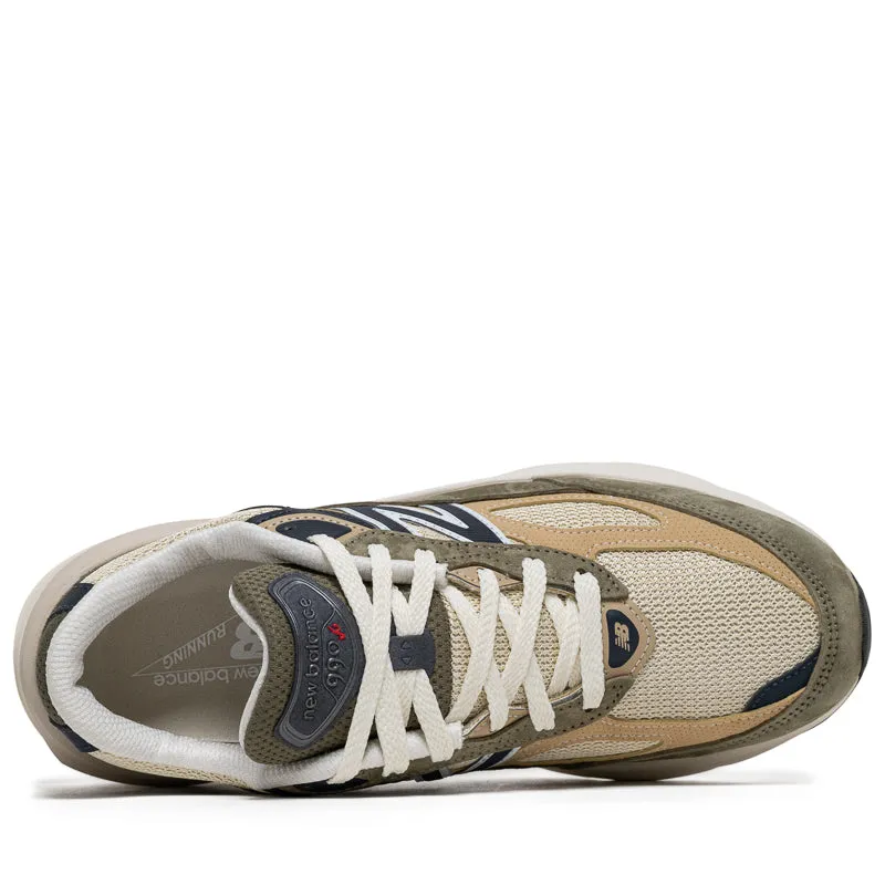 New Balance Made in USA 990v6 - Dark Camo/Incense gravel biking shoes Youth