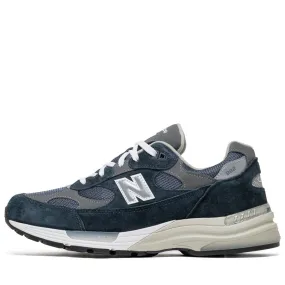 New Balance Made In USA 992 - Navy/Grey soft shoes stretchy flexibility