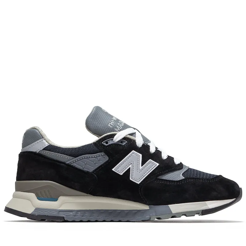New Balance Made in USA 998 - Black/Silver fluid - motion AllPurpose