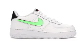 Spring Jump Short Trip Nike Air Force 1 Low Removable Swoosh White Green Strike (GS)