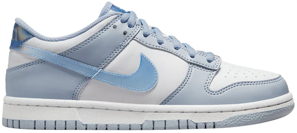 Angel Glow Ventilated Mesh Sunny Walks Nike Dunk Low Next Blue Whisper Iridescent (GS)