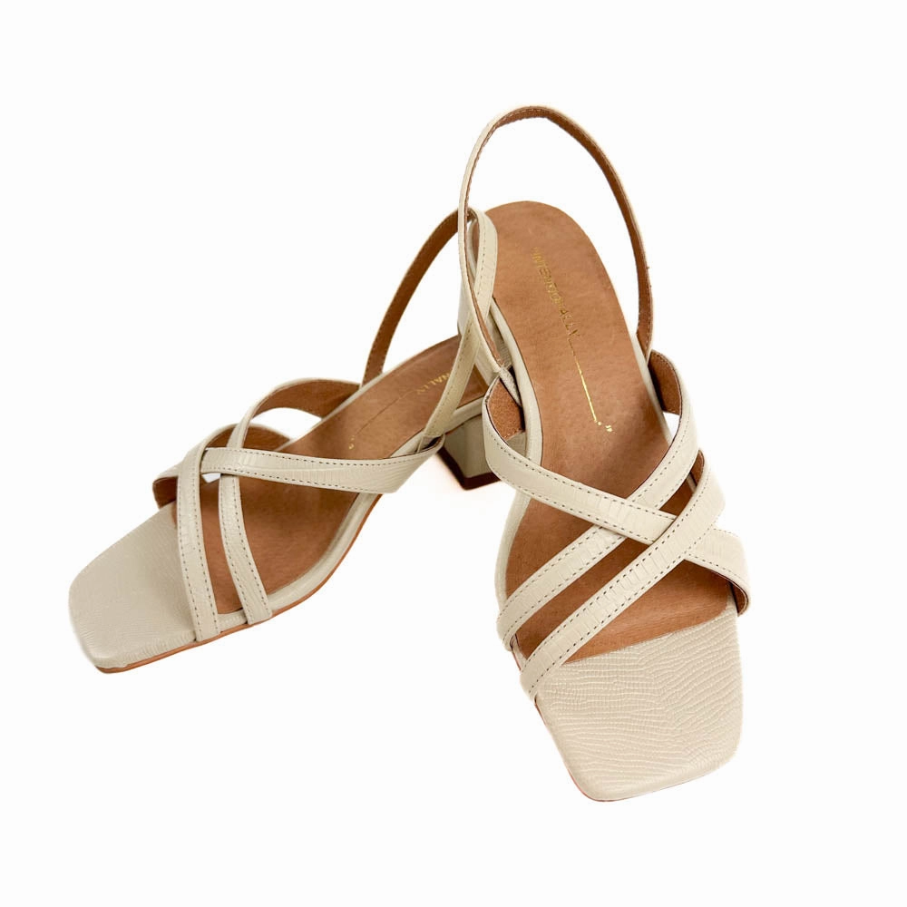 Off Duty All-day outdoor comfort Intentionally Blank - Lucille Heel (Oatmilk)