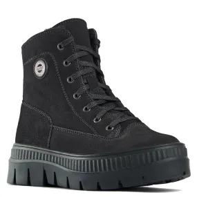 Warm Insulation Solid Stitching Olang Women's Glee in Black Rugged Durability