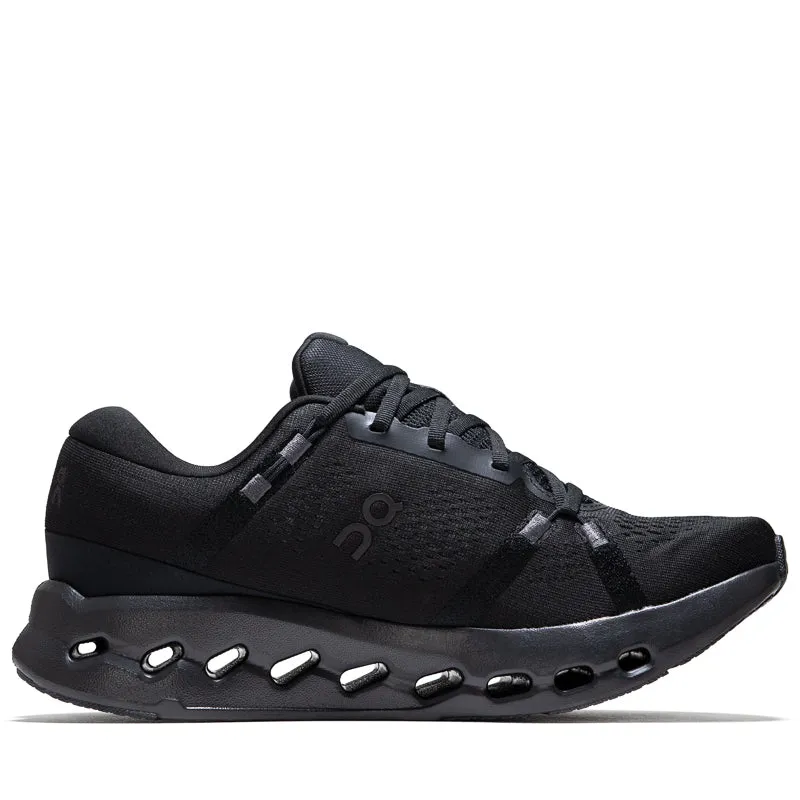 On Cloudsurfer 2 - Black/Black beginner - friendly shoes