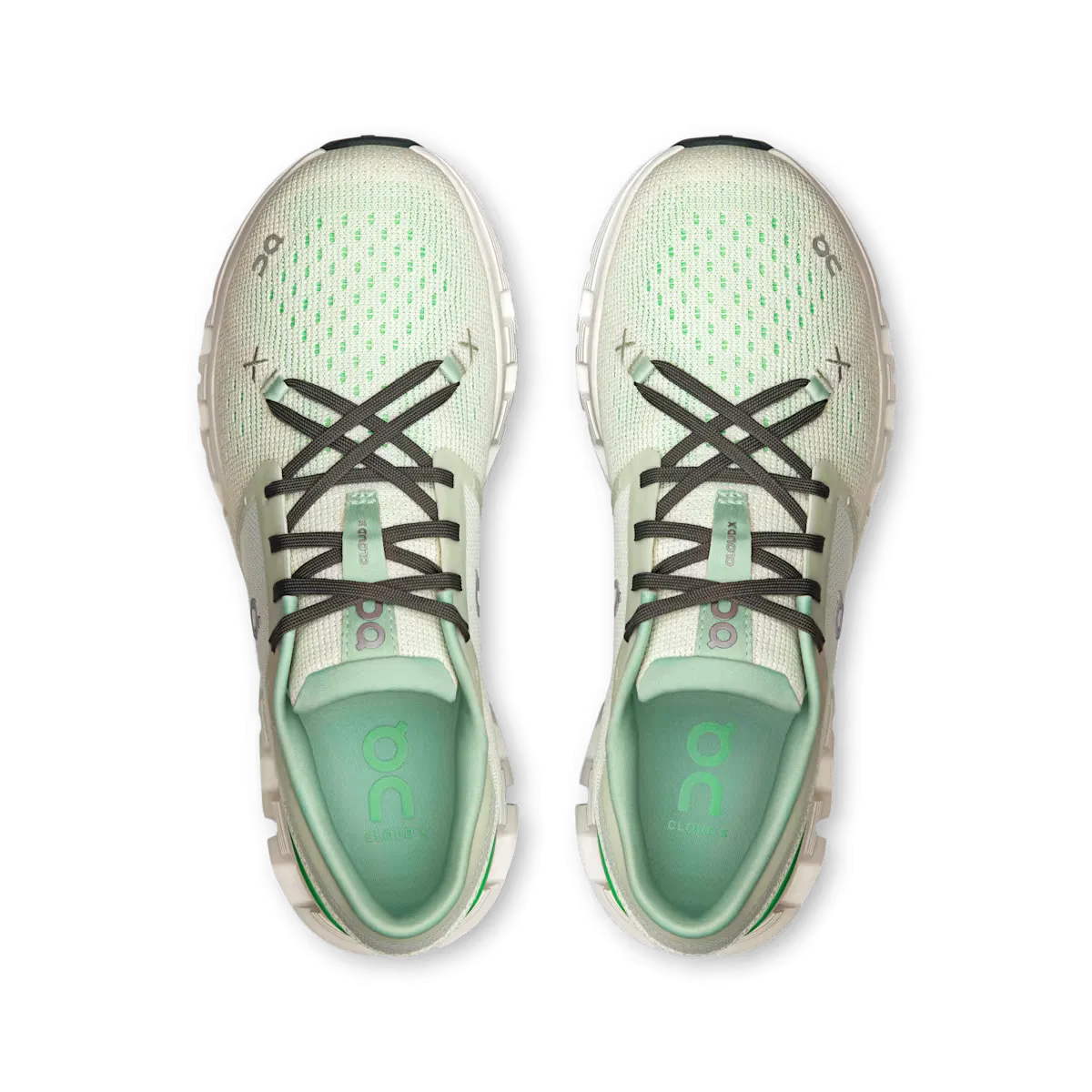 night walk On Running Cloud X 4 Aloe Honeydew (Women's)