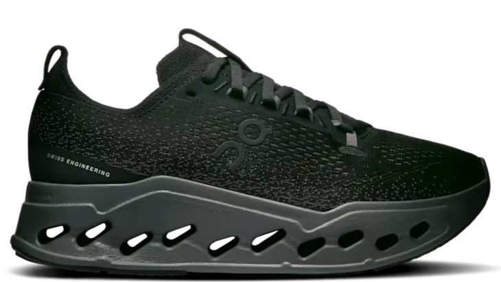 On Running Cloudsurfer Max Black Eclipse (Women's) Easy Flow Ultra Light Urban Walkers