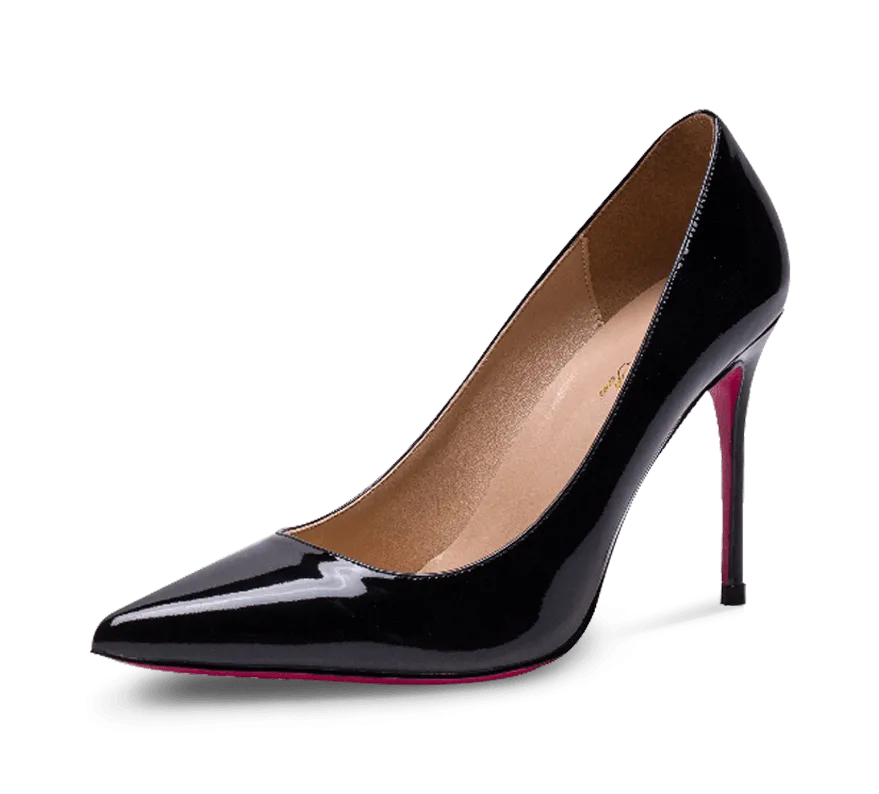 Pointed Toe Pink Sole High Heel Pumps Sophisticated Pumps