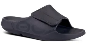 OOFOS 1550 OOAHH SPORT FLEX - MATTE BLACK Functional Walking Shoes Leaf Touch