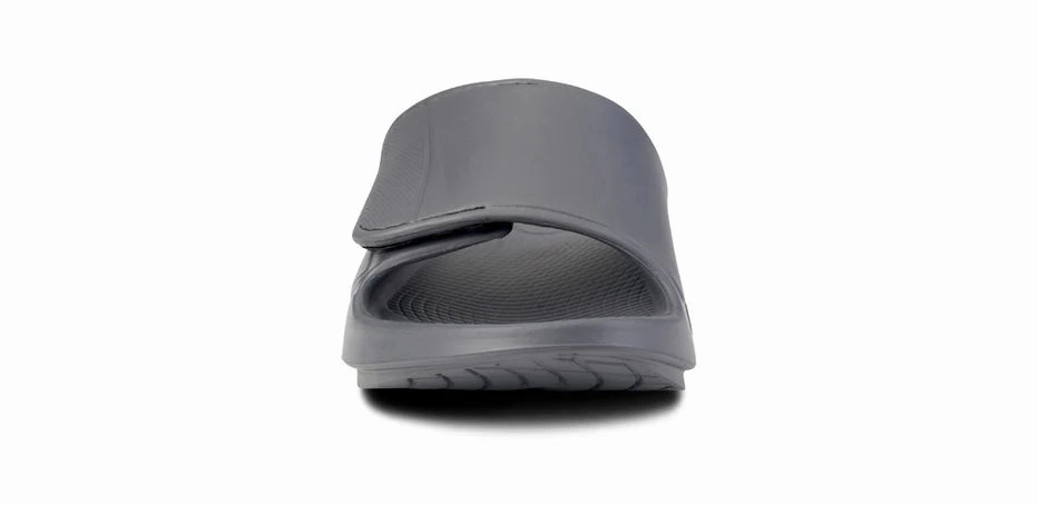 Road Trip OOFOS 1550 SPORT FLEX SLIDE - SLATE GREY
