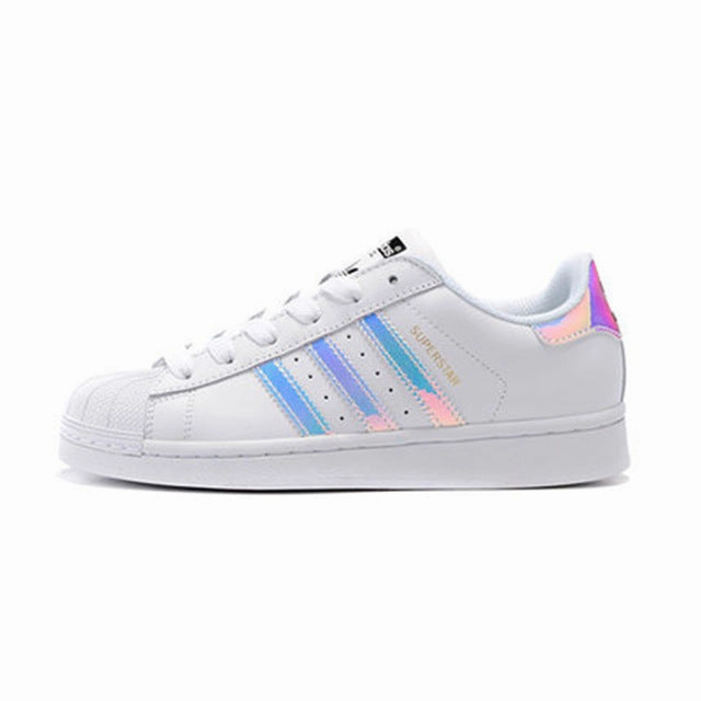 Original Adidas Official Superstar Classics Women's Skateboarding Shoes Ankle Support Closet Core