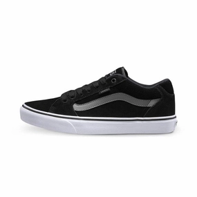 Shock Absorbing Original  Vans Black Color Low-Top Men's Skateboarding Shoes