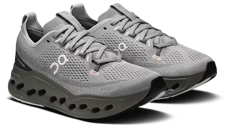 Royal Mood Flexibility Feature On Running Cloudsurfer Max Alloy Asphalt (Women's)