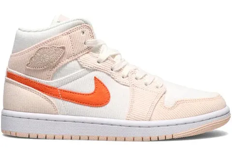 shape fit Jordan 1 Mid SE Corduroy Sail (W)