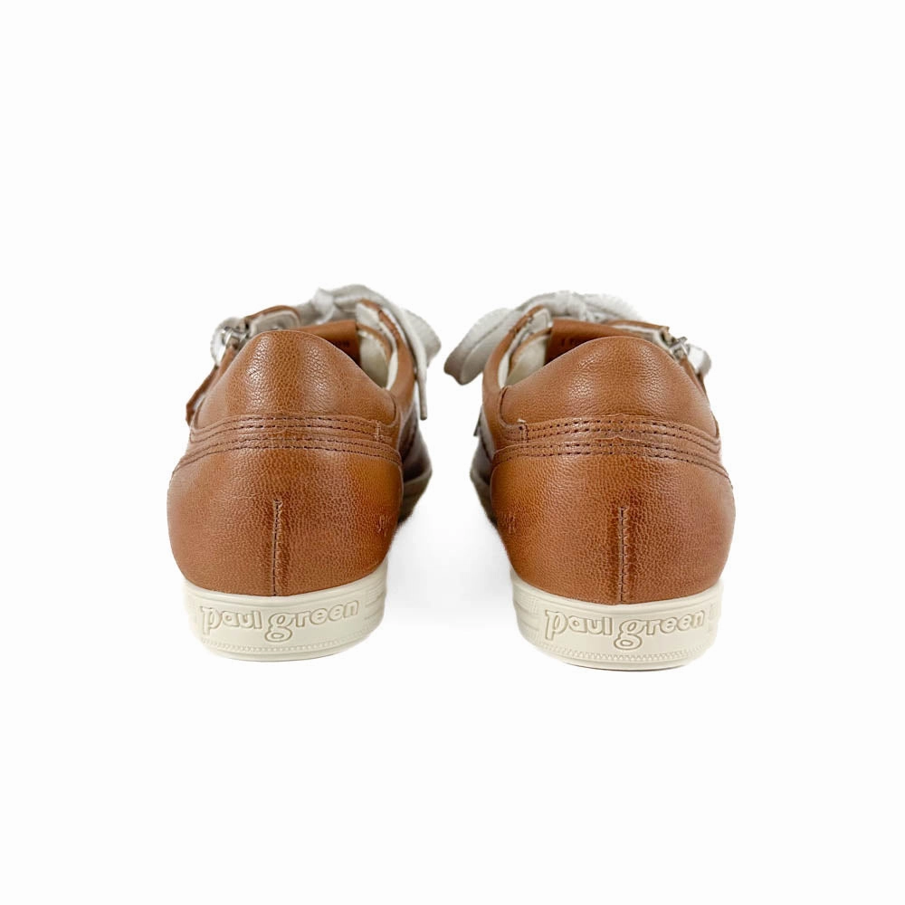 Paul Green - Addie Sneaker (Cuoio Leather) Lean Fit
