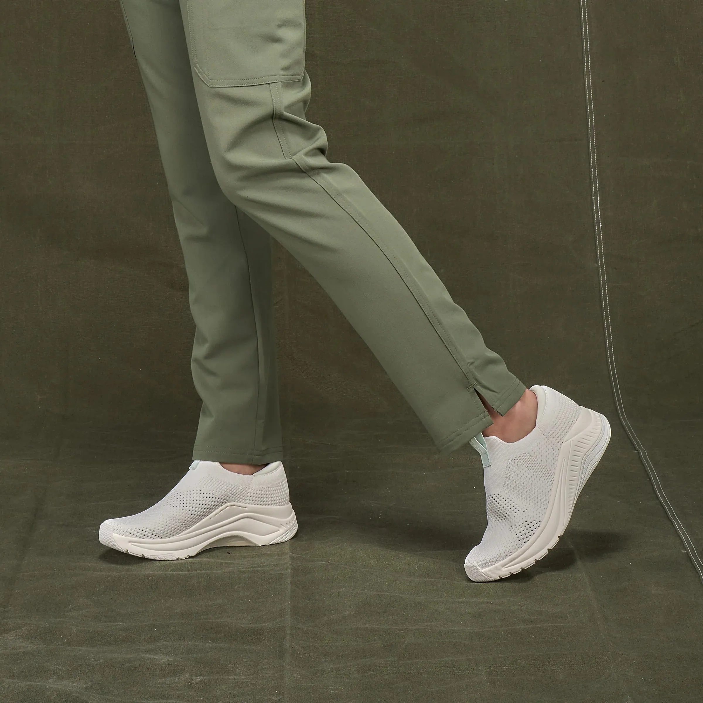 Wind Safe Shine Silver Pep | Knit | White