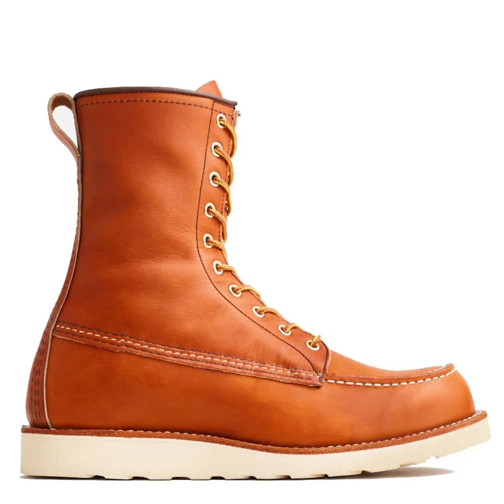 Water Resistant Red Wing Unisex Classic Moc 877 in Oro-iginal (D Width) Non-Slip Grip