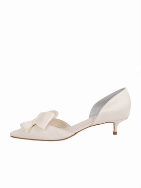 Cliff d'Orsay Kitten Heel Polished Style Smart Pumps