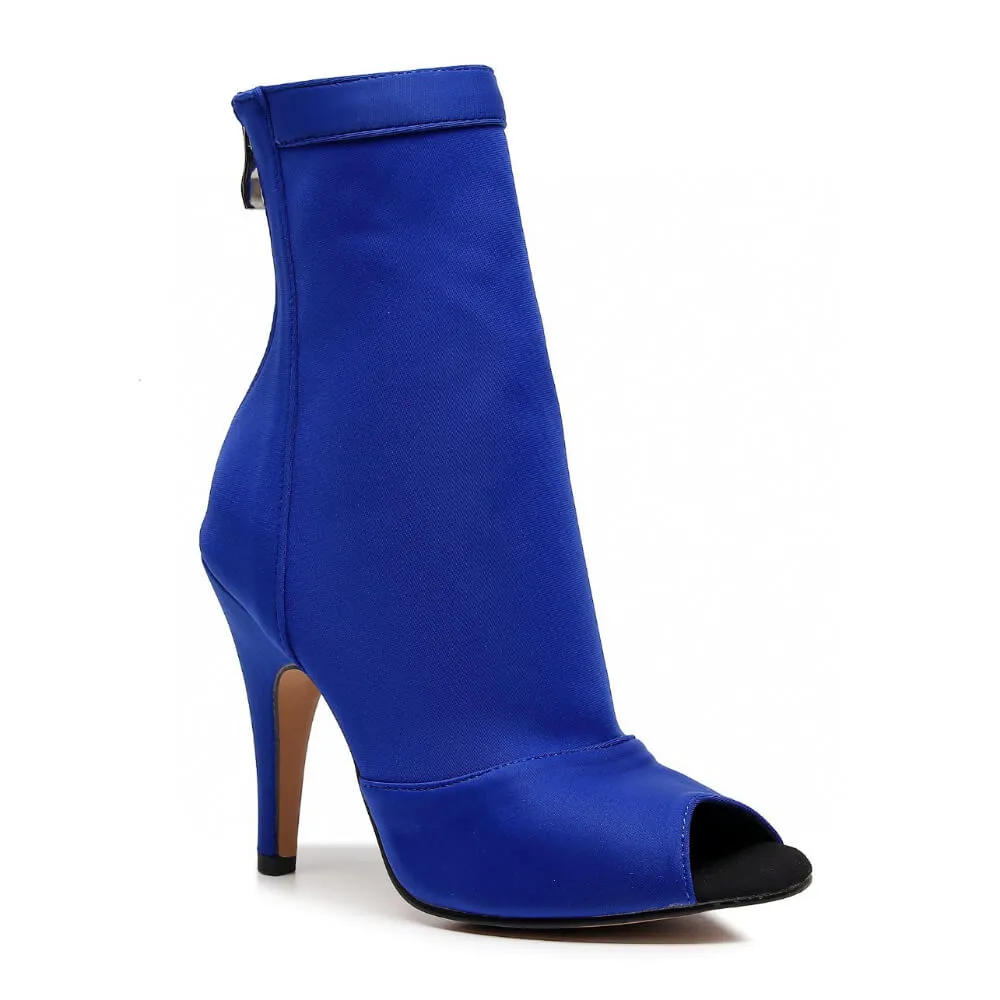 Round Cut Shabina - Blue Lycra - Street Sole