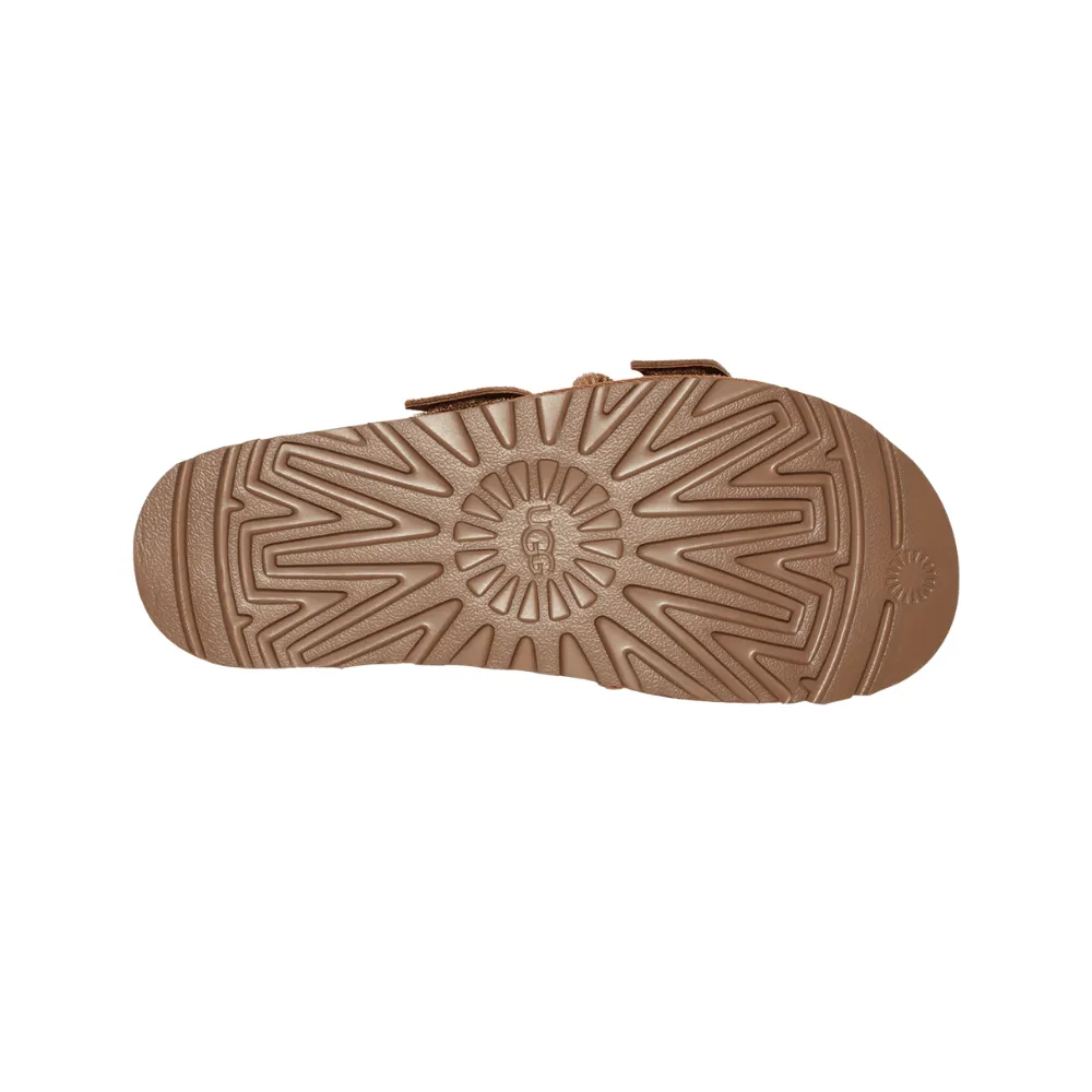 Goldenstar Hi Slide | Women | Suede | Chestnut group walk Flexible