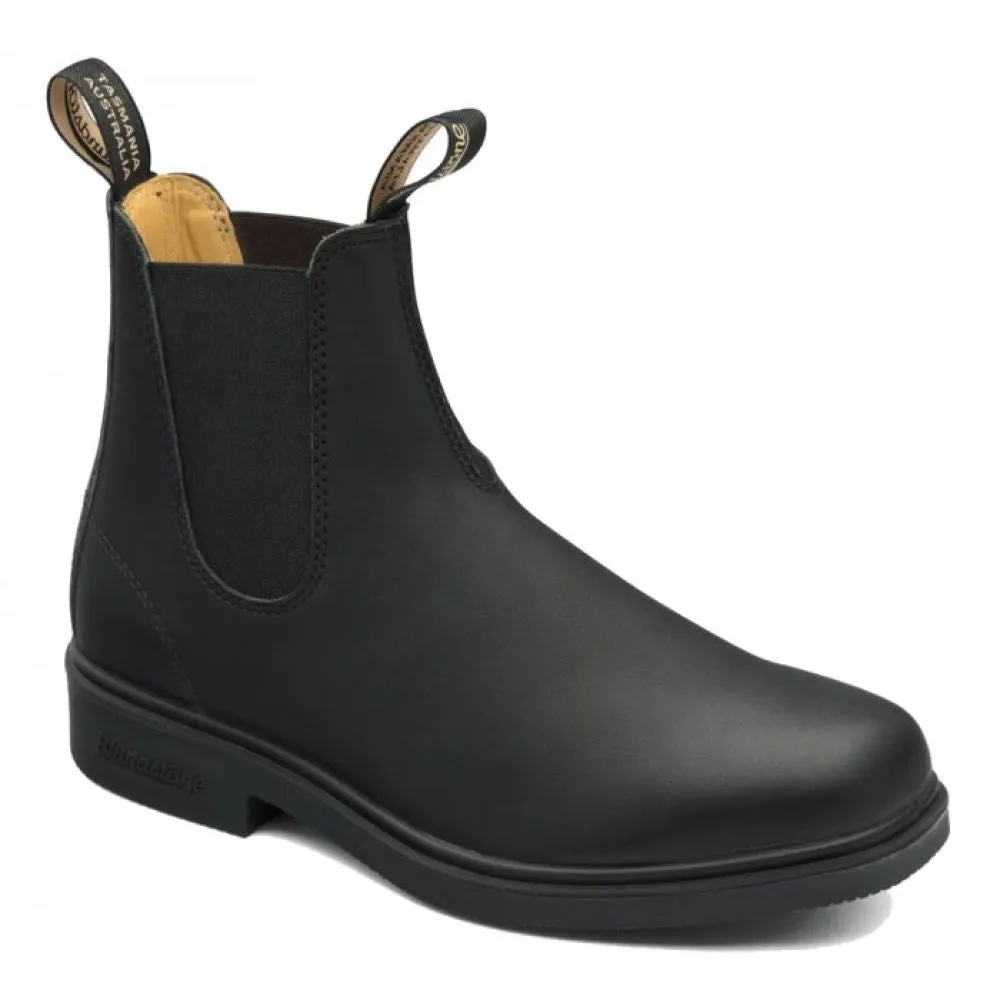 Blundstone Dress 068 in Black Canvas Material Versatile Style Soft Cushioning