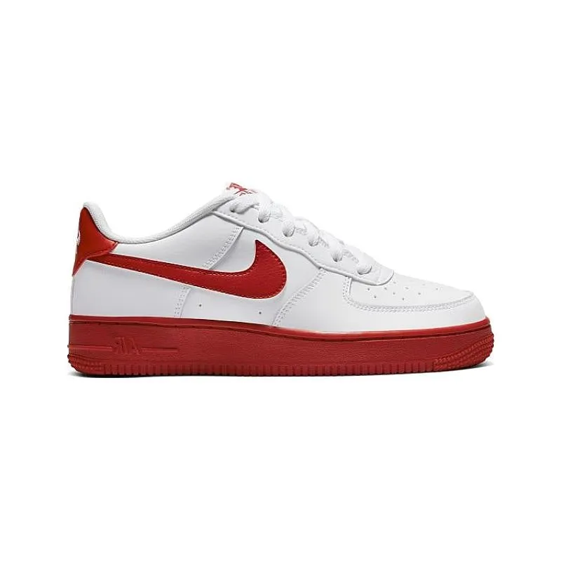 Nike Air Force 1 Low White Red Midsole (GS) Anti Slip