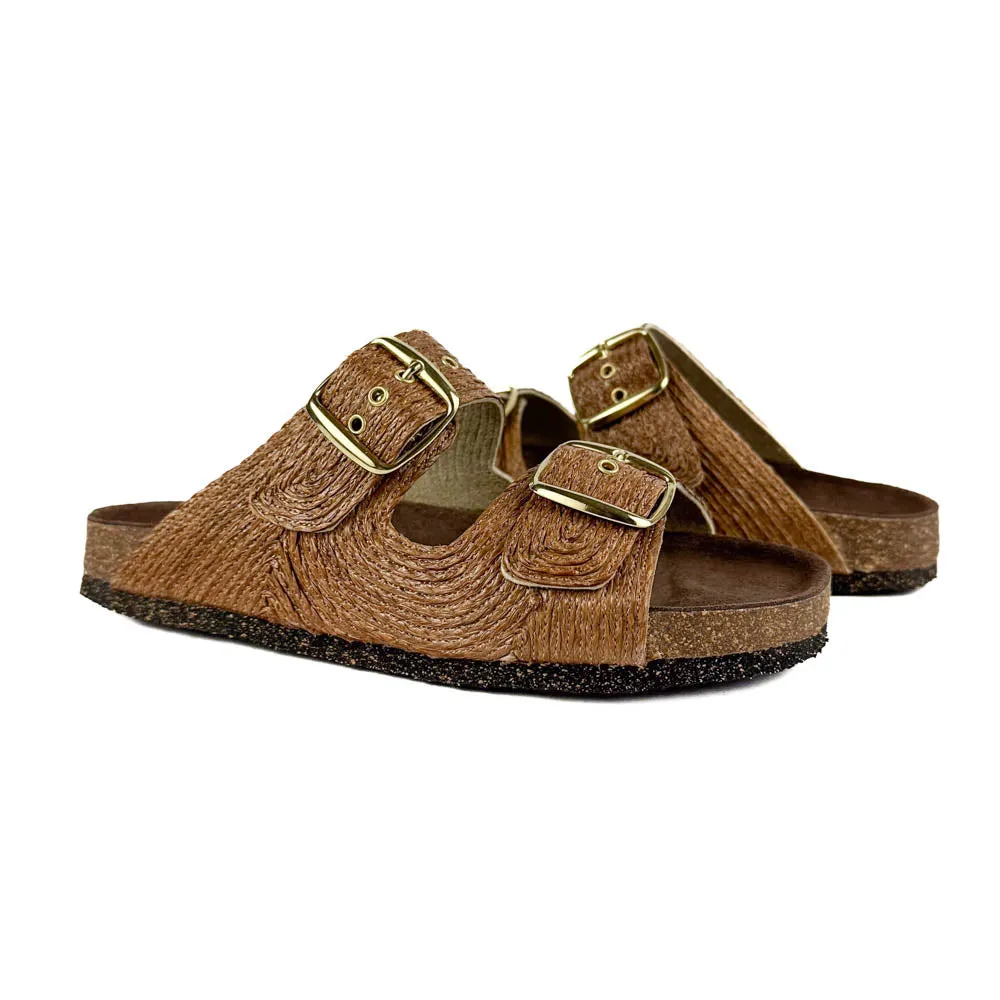 Zero Weight Soft Hug Bosabo - 496 Raffia Sandals (Naturel)