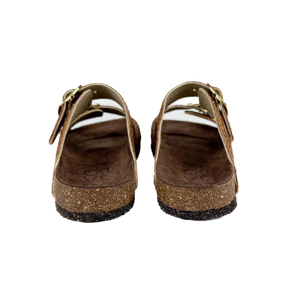 Adjustable Straps Fresh Mood Bosabo - 496 Raffia Sandals (Naturel)