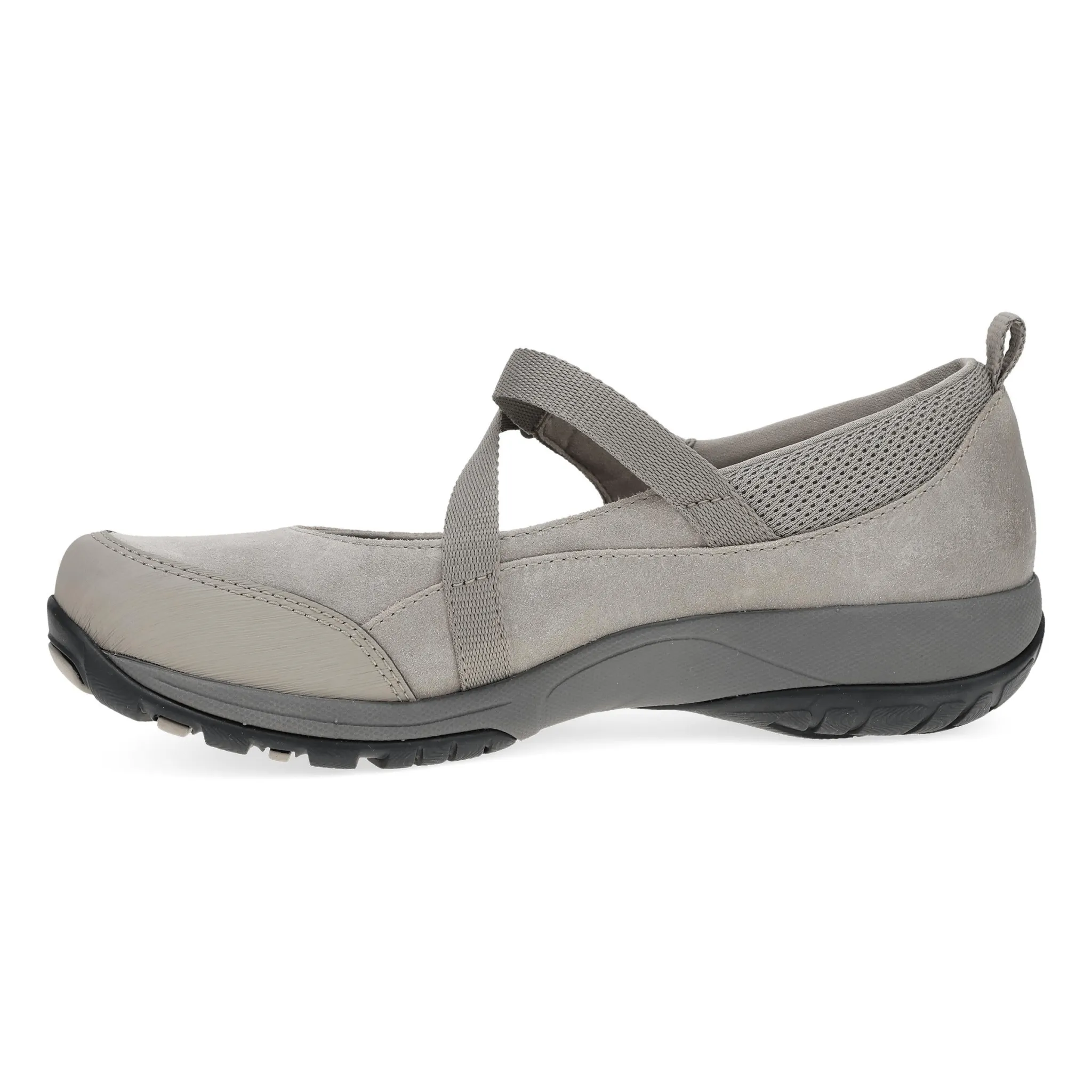 Primrose | Waterproof | Burnished Suede | Taupe Comfort Heel