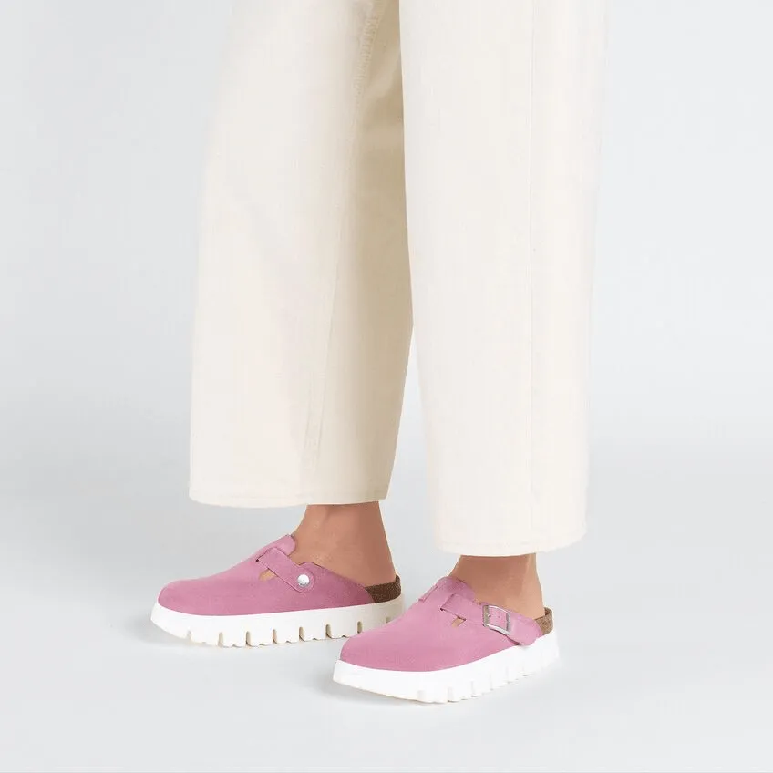 Boston Chunky | Suede | Candy Pink Night Out Shock absorption