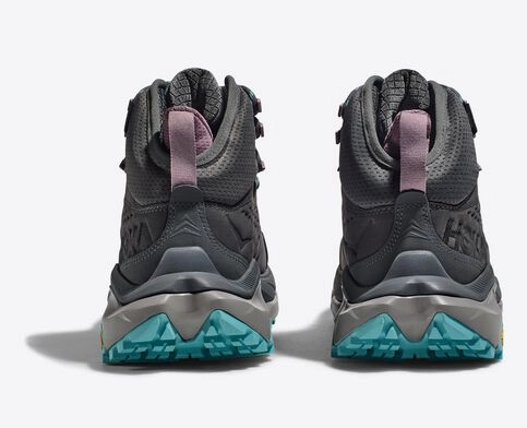 Leather Upper HOKA WOMENS KAHA 2 MID GTX - CASTLEROCK / COASTAL SHADE