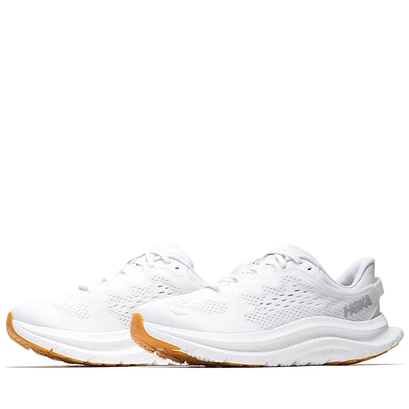 track events supportive fabric shoes Women's Hoka Kawana 2 - White/Nimbus Cloud