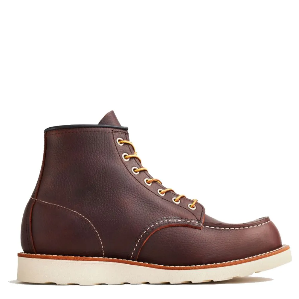 Quick Drying Mountain Climber Tough Sole Red Wing Men's Classic 6 Inch Moc 8138 in Briar Oil Slick Breathable Edge