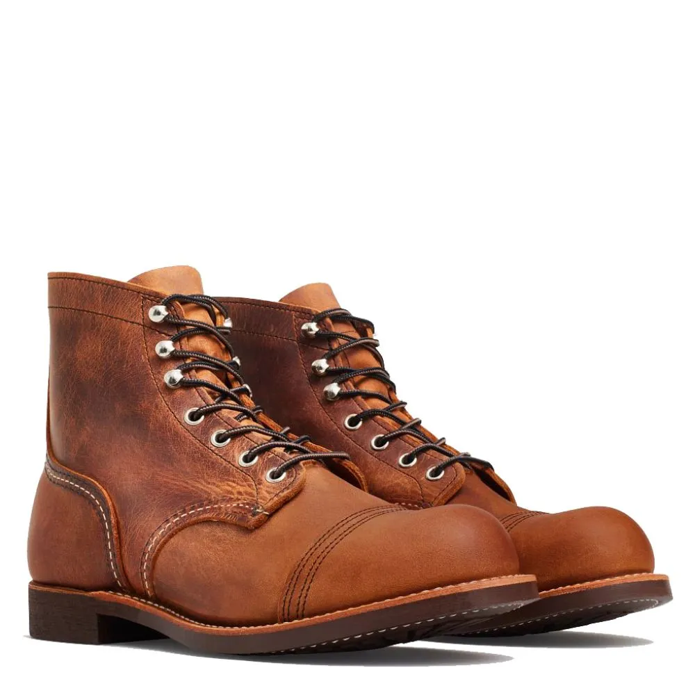Hidden Zip Red Wing Men's Iron Ranger 8085 in Copper Library Visit City Life