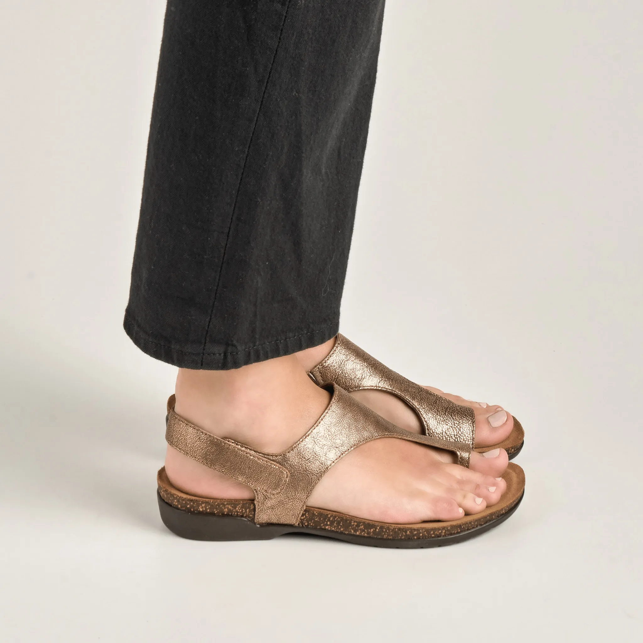 Reece | Metallic Leather | Bronze - Sandals - Dansko