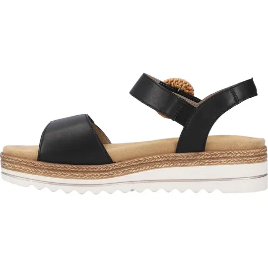 Casual Beach Sandals Breath Mesh REMONTE D0Q52-00 -  BLK