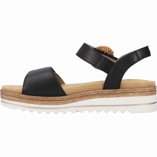 Casual Beach Sandals Breath Mesh REMONTE D0Q52-00 -  BLK