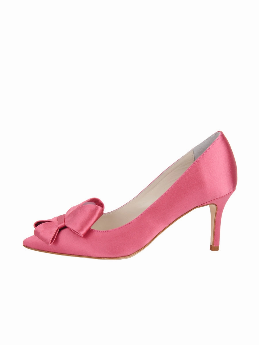 Shape Spark Icon Spark Caitlin Pointed Toe Pump Satin