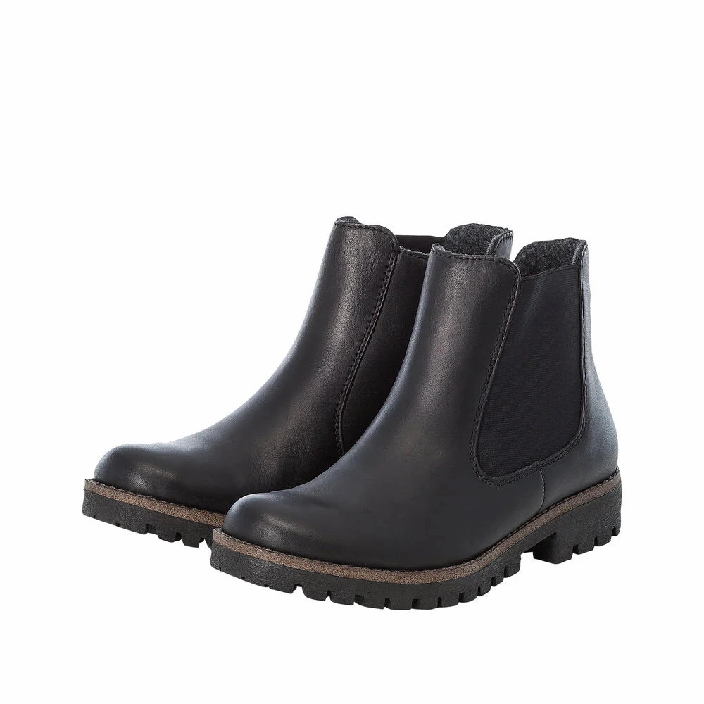 RIEKER WOMENS 78570-00 - BLACK Quality craftsmanship